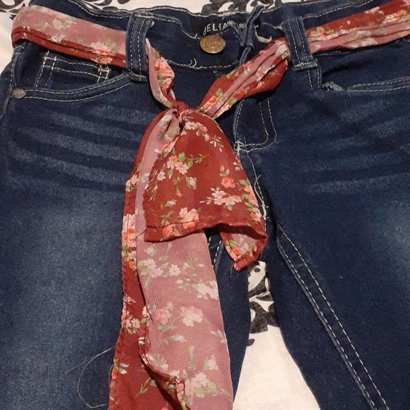 Girl Dark Wash Jeans - Picture 3 of 4